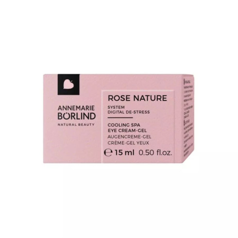 Osviežujúci očný krémový gél anti-digital - Rose Nature 15ml, pre modernú ženu