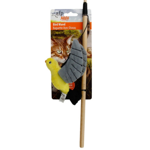 Dřevěná vábnička Natural Instincts - Ptáček se šantou