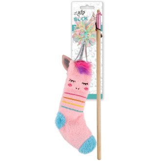 Drevená vábnička Sock Cuddler - Ponožka jednorožec, so šantou