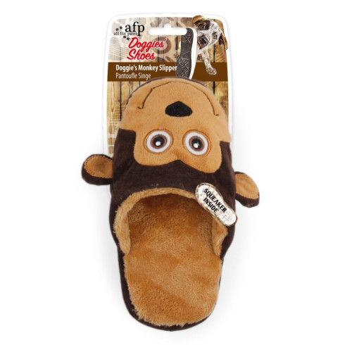 Plyšový pantofel Doggies Shoes – Opice