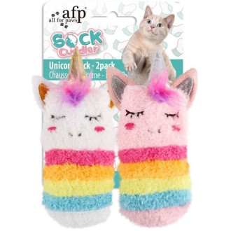 Sock Cuddler - Ponožky s jednorožci, se šantou 2ks Sock Cuddler - Ponožky s jednorožci, se šantou 2ks