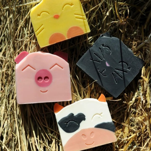 Detské mydlo - My Happy Cat 100g, Ručná výroba, bez obalu 