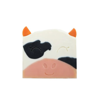 Dětské mýdlo - My Happy Cow 100g, Ruční výroba, bez obalu Dětské mýdlo - My Happy Cow 100g, Ruční výroba, bez obalu