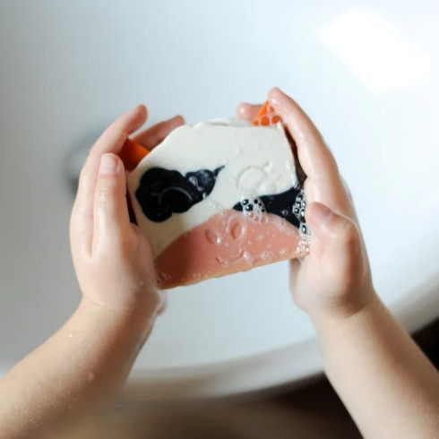 Dětské mýdlo - My Happy Cow 100g, Ruční výroba, bez obalu