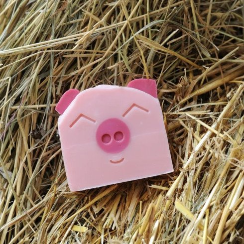 Dětské mýdlo - My Happy Pig 100g, Ruční výroba, bez obalu