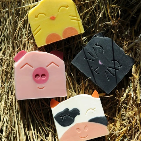 Detské mydlo - My Happy Pig 100g, Ručná výroba, v krabičke