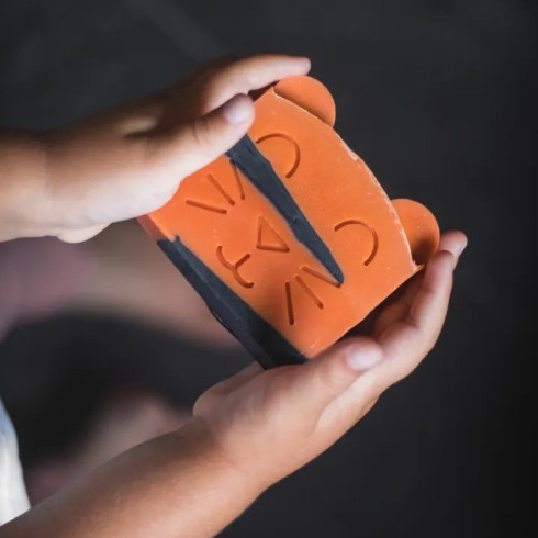 Dětské mýdlo - My Happy Tiger 100g, Ruční výroba, bez obalu