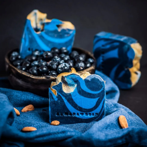 Přírodní mýdlo - Blueberry Jam 100g Přírodní mýdlo - Blueberry Jam 100g