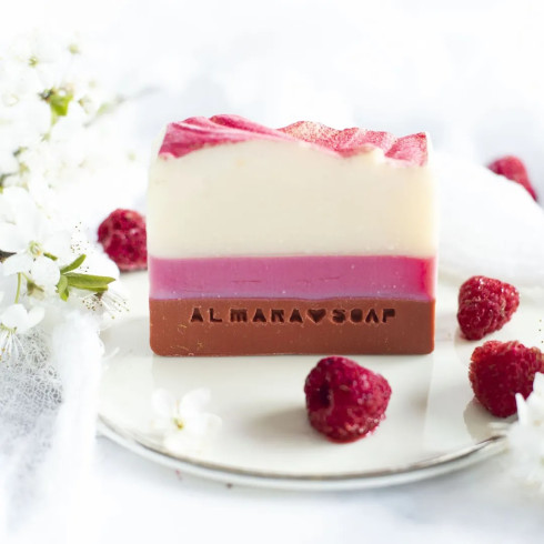 Přírodní mýdlo - Božské Maliny 100g Přírodní mýdlo - Božské Maliny 100g