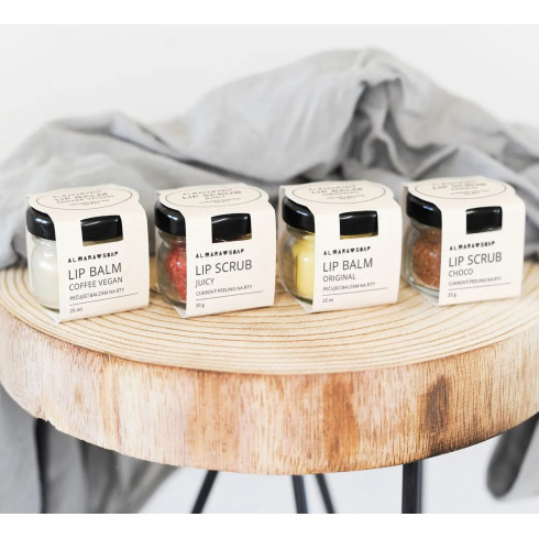 Přírodní balzám na rty -  Lip Balm Coffee Vegan, 25 ml