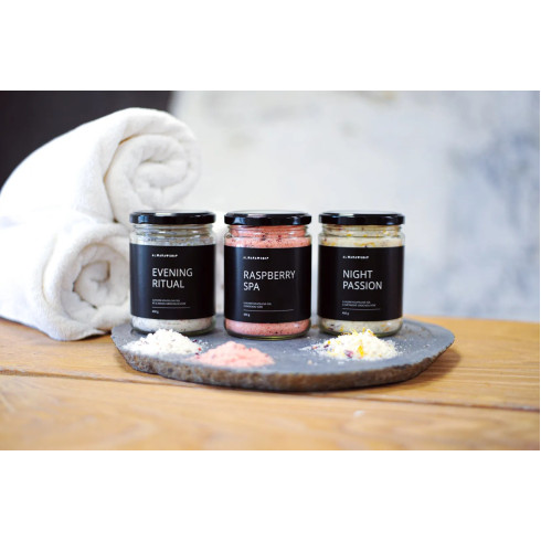 Soľ do kúpeľa - Rapsberry Spa, 450g