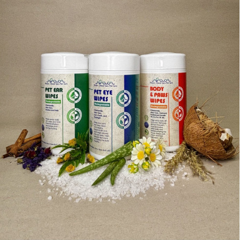 Bylinné utěrky na uši pro zvířátka 100ks Bylinné utěrky na uši pro zvířátka 100ks