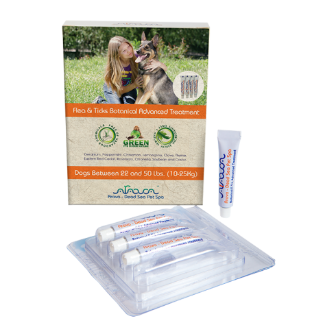 Bylinné antiparazitní pipety pro psy od 10 až 25kg