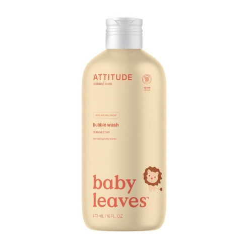 Dětská pěna do koupele - Baby leaves 473ml, s vůní hruškové šťávy 