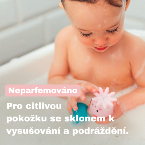 Dětská mycí pěna 2v1 s ovsem pro citlivou pokožku 250 ml