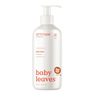Dětské tělové mléko - Baby leaves 473ml, s vůní hruškové šťávy  Dětské tělové mléko - Baby leaves 473ml, s vůní hruškové šťávy