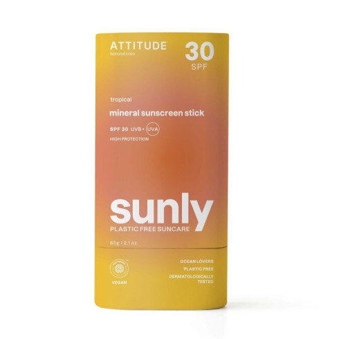 Minerální ochranná tyčinka na tělo - Tropical 60g (SPF 30)