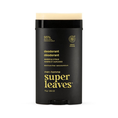 Pánský deodorant ATTITUDE Super Leaves – Jantar & Citrus 75g