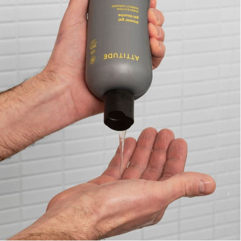 Pánský sprchový gel ATTITUDE Super leaves - Amber a Citrus 415ml