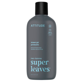 Pánsky sprchový gél ATTITUDE Super leaves - Eukalyptus a Šalvia 415ml