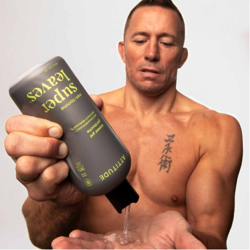Pánský sprchový gel ATTITUDE Super leaves - Matcha a Bergamot 415ml