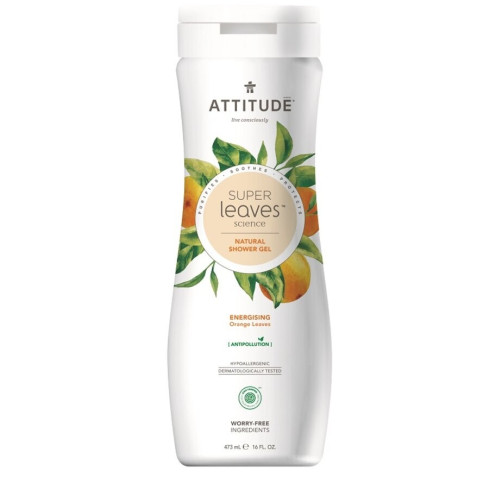 Prírodné telové mydlo - Super leaves pomarančové listy 473ml, s detoxikačným účinkom