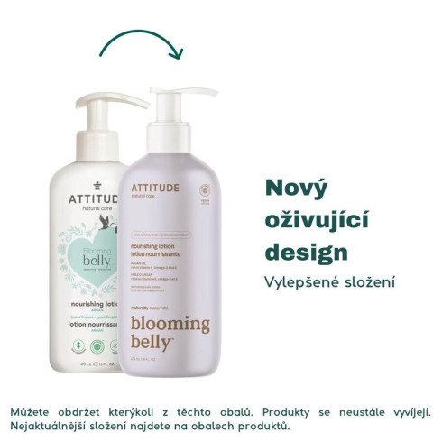 Prírodné vyživujúce telové mlieko - Blooming Belly 473ml, nielen pre tehotné s arganom