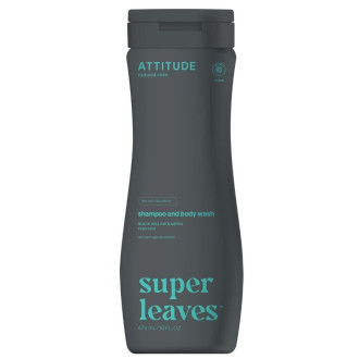 Prírodný pánsky šampón & telové mydlo (2v1) ATTITUDE Super leaves - proti lupinám 473ml