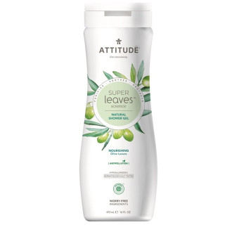 Přírodní sprchový gel - Super leaves olivové listy 473ml, s detoxikačním účinkem Přírodní sprchový gel - Super leaves olivové listy 473ml, s detoxikačním účinkem