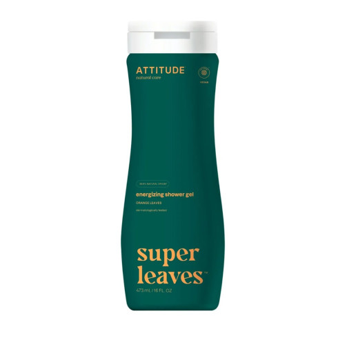 Prírodný sprchový gél - Super leaves pomarančové listy 473ml, s detoxikačným účinkom