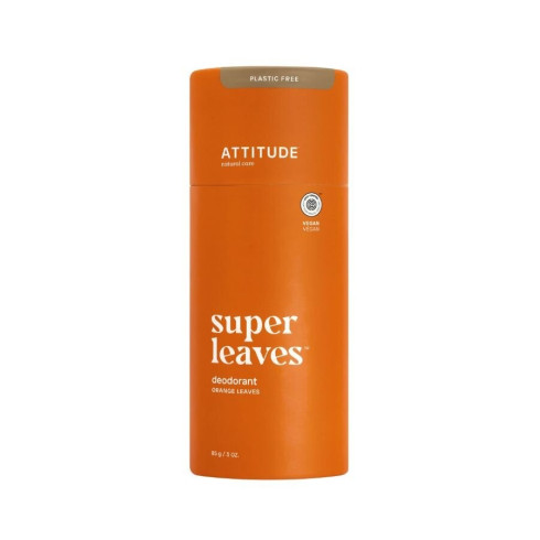 Přírodní tuhý deodorant ATTITUDE Super leaves – pomerančové listy 85 g