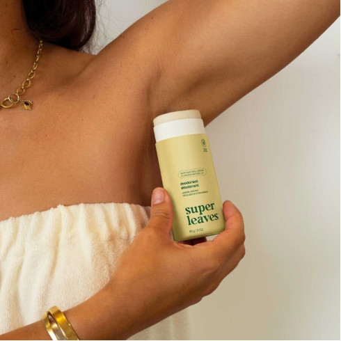 Přírodní tuhý deodorant Super leaves – citrusové listy 85g