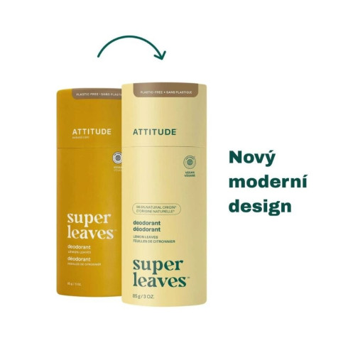 Přírodní tuhý deodorant Super leaves – citrusové listy 85g