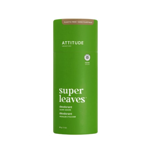 Přírodní tuhý deodorant Super leaves – olivové listy 85g