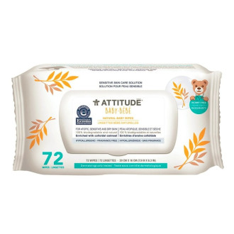 Vlhčené obrúsky - s ovsom - pre citlivú pokožku 72ks