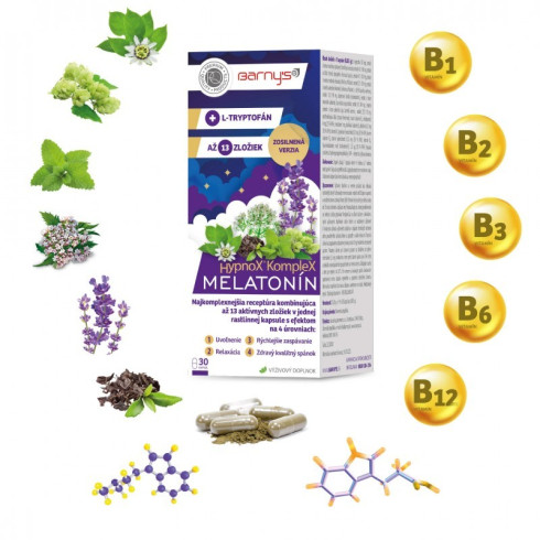 Barny’s HypnoX KompleX Melatonín 30cps
