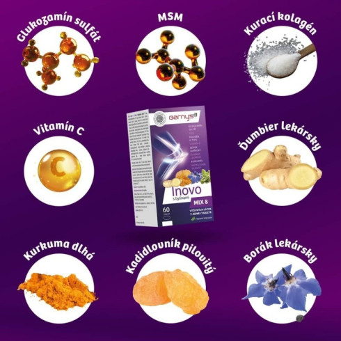 Barny's® Inovo s bylinami MIX8 60tbl