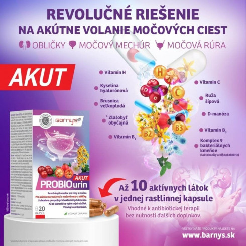 Barny’s® ProbioUrin Akut 20cps