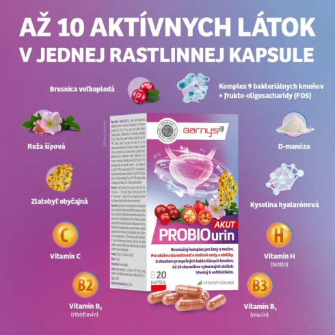 Barny’s® ProbioUrin Akut 20cps
