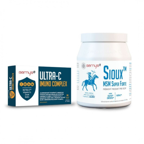 Barny’s® Sioux MSM Super Forte 600g + darček