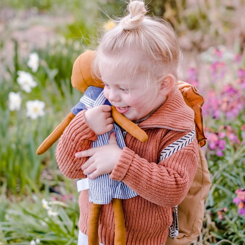 Ľanová bábika Chi Chi - Luca (liška)