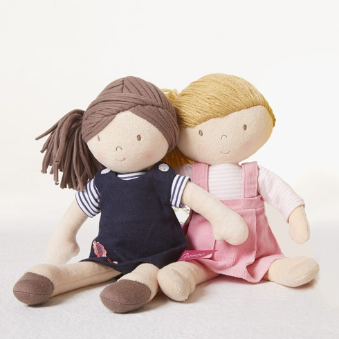 Látková bábika Sweeties - Rose, ružové šaty