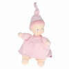 Mini panenka miláček - Květinová s růžovou čepicí