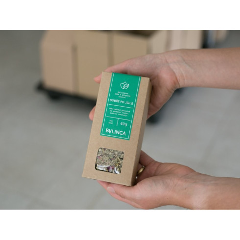 Bylinkový čaj - Dobre po jedle 60g, sypaný  Bylinkový čaj - Dobre po jedle 60g, sypaný