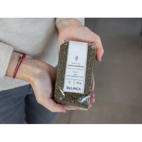 Bylinkový čaj - Mäta kučeravá list 50g, sypaný čaj 