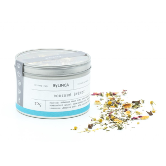 Bylinkový čaj - Rodinné šťastie 70g, sypaný čaj v plechovke 