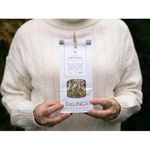 Bylinkový čaj - Veselé Vánoce 60g, sypaný čaj, v sáčku