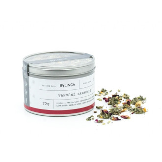 Bylinkový čaj - Vianočná harmónia 70g, sypaný čaj v plechovke