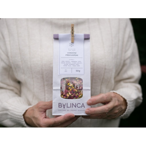 Bylinkový čaj - Vianočné prekvapenie 50g, sypaný čaj v sáčku