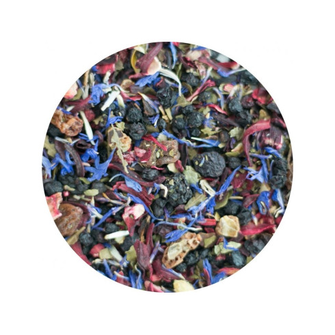 Ovocný čaj - Baza plod a černica 100g, sypaný čaj  Ovocný čaj - Baza plod a černica 100g, sypaný čaj